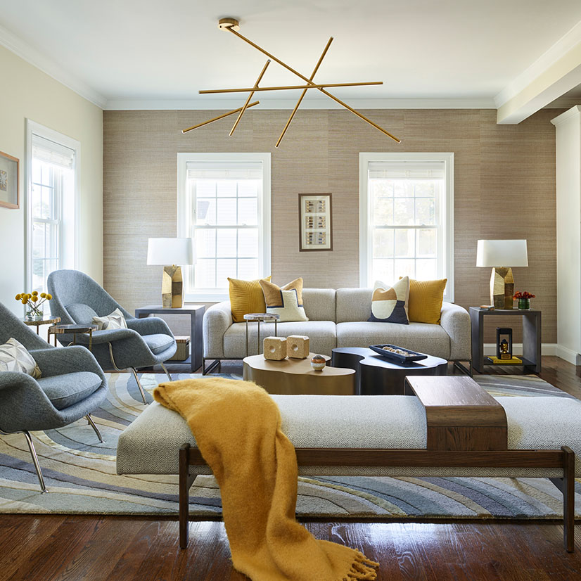 Details of a master bedroom